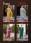 Sania By Karissa Cotton Thread Work Online Kurti With Bottom Dupatta Wholesale